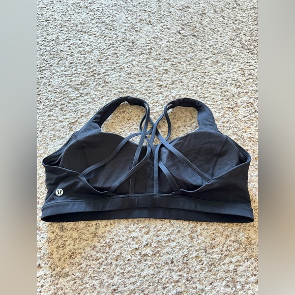 lululemon free to be serene bra black size 14 - Picture 4 of 5